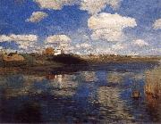 Levitan, Isaak Lake oil painting